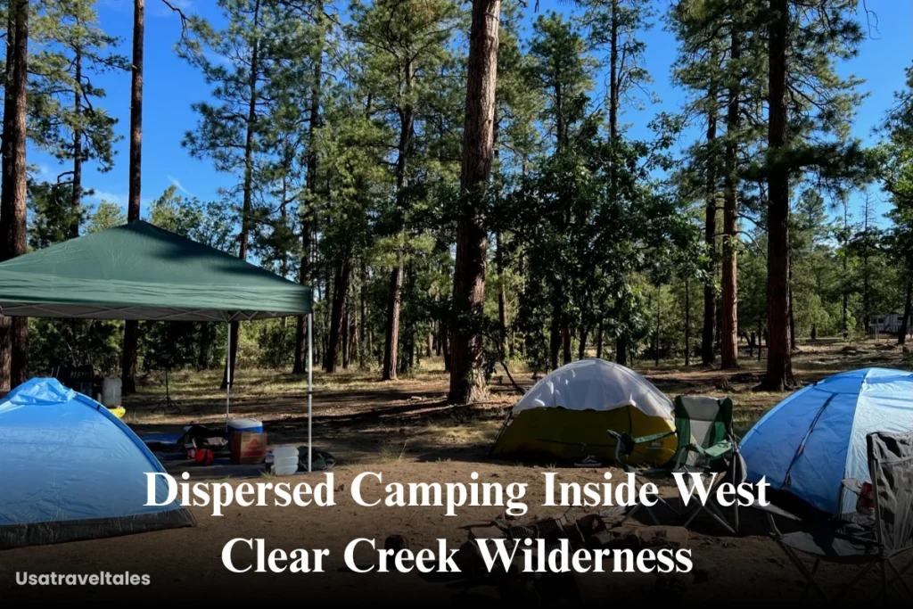 Dispersed Camping Inside West Clear Creek Wilderness