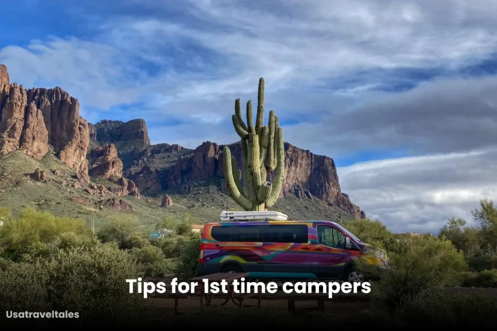 Tips for 1st time campers