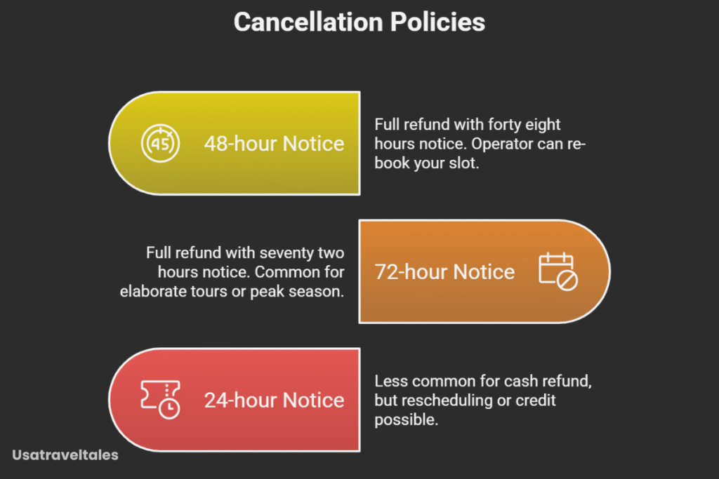 Arizona Kayak Cancellation Policies