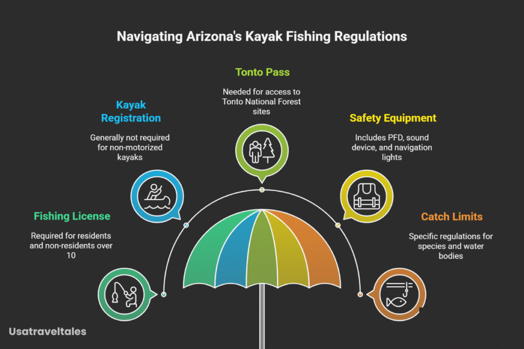 Legality and Regulations for Kayak Fishing in Arizona