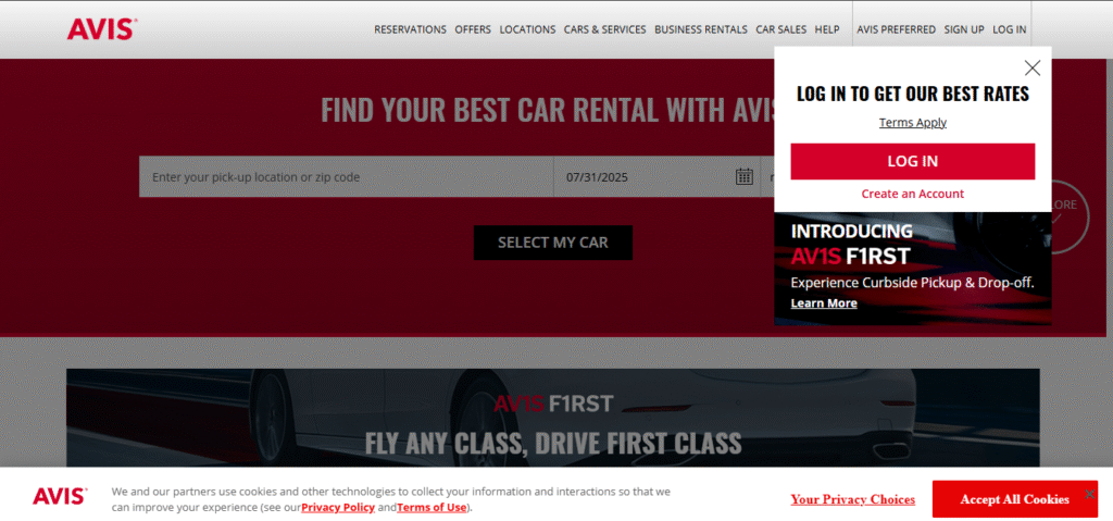 Avis Car Rentals