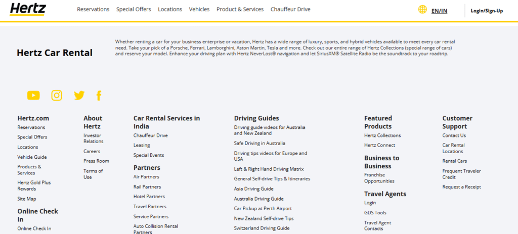 Hertz Car Rentals