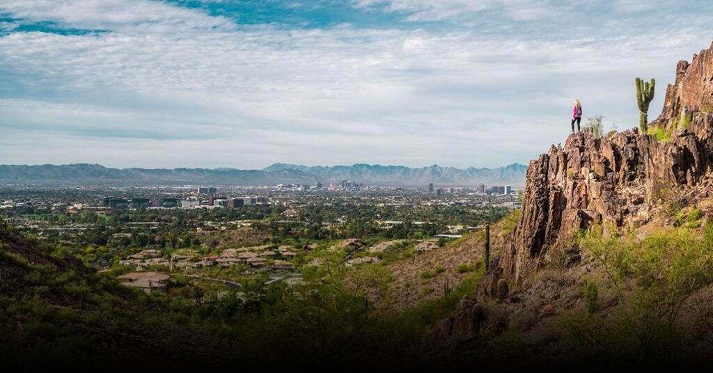 piestewa peak summit trail at phoenix mountain preserve