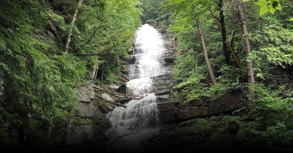 lye brook falls trail vermont