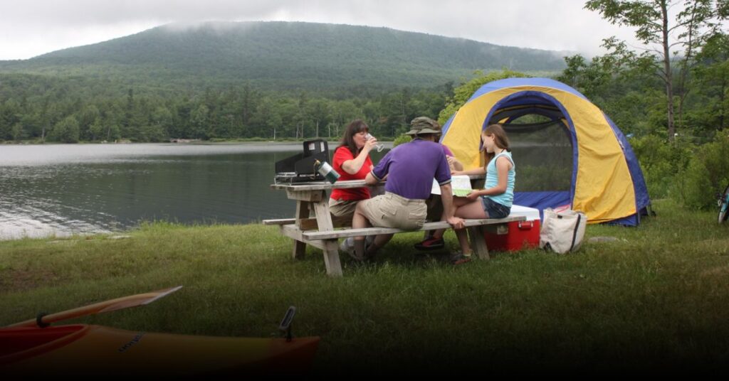 north–south lake campground camping